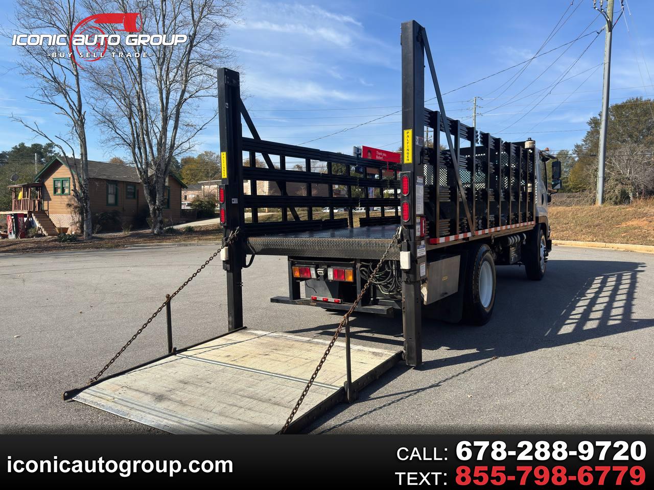 2019 Isuzu FTR STAKE BODY FLATBED ~ 152 INCH WB ~ HD LIFT GATE