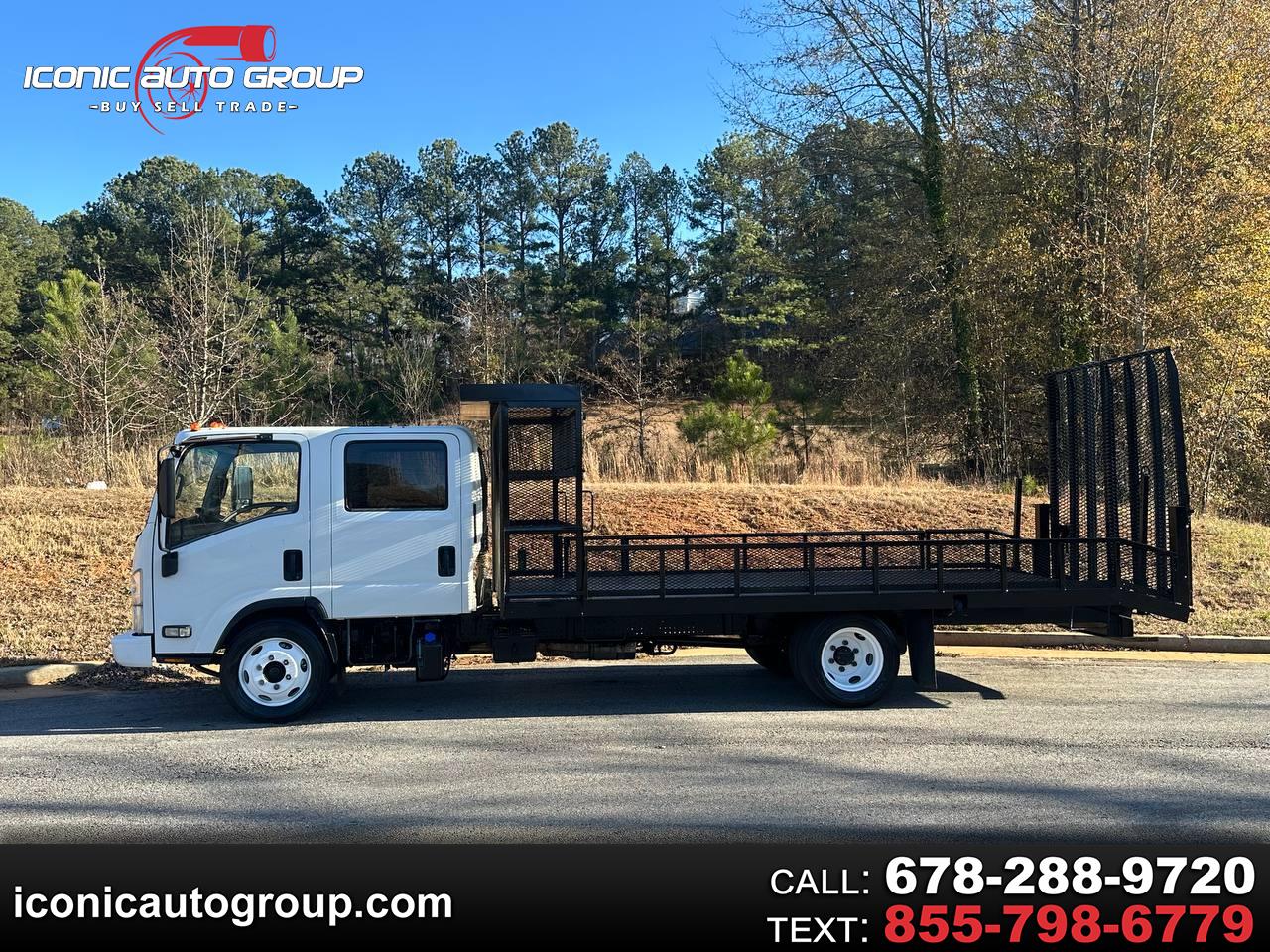 2020 Chevrolet 5500XD LCF Diesel 18' Landscape bed 14' flat deck 4' dove WB176"