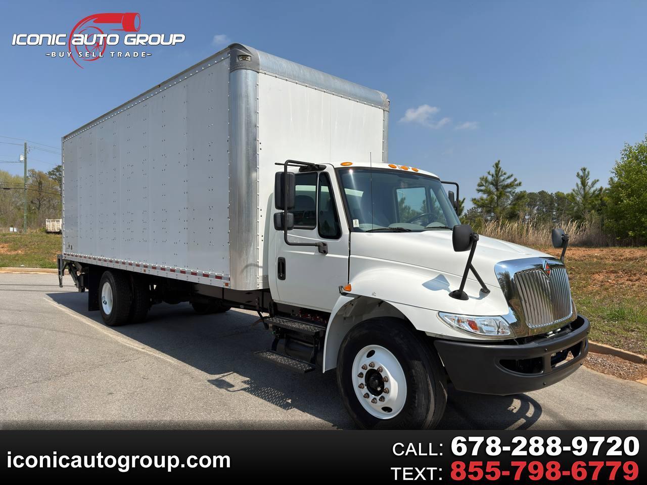 2018 International 4300 24' BOX 6.7 CUMMINS W ALISON TRANS