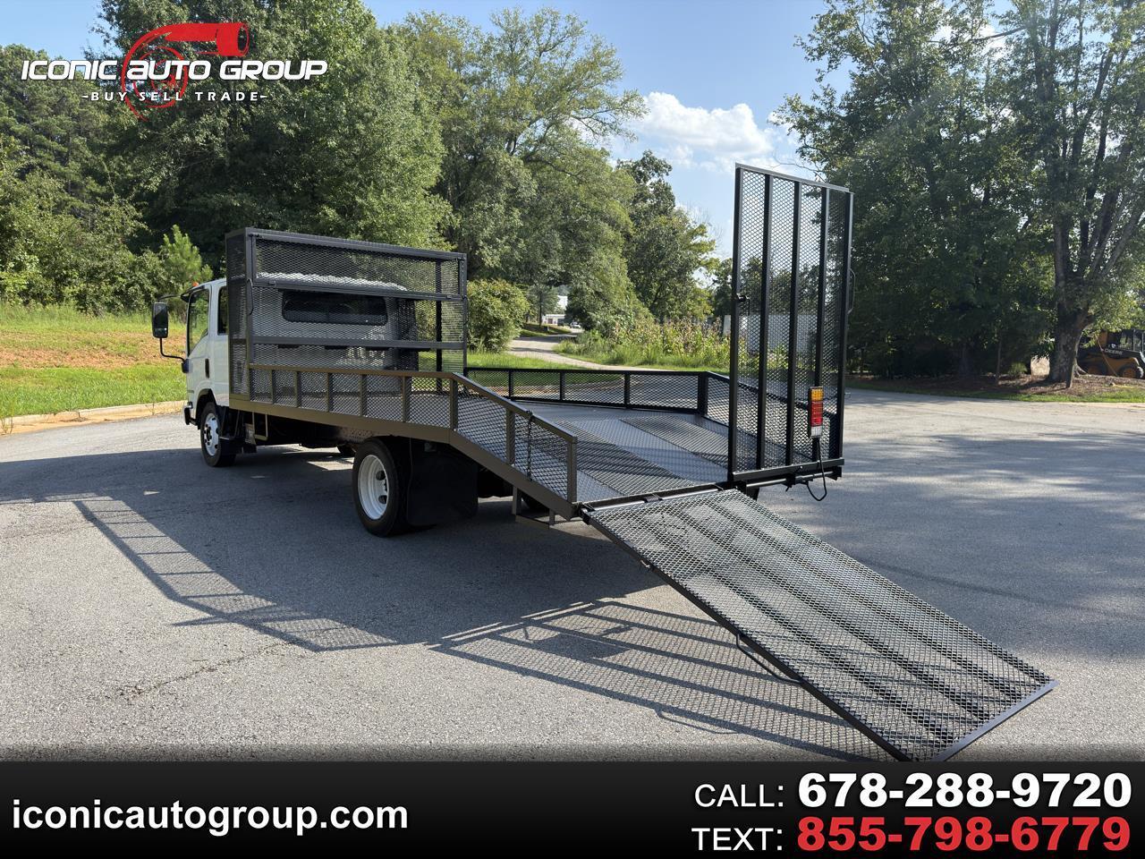 2010 Isuzu NQR DSL CREW BRAND NEW 18' LANDSCAPE BED 14'FLAT 4' DOVE