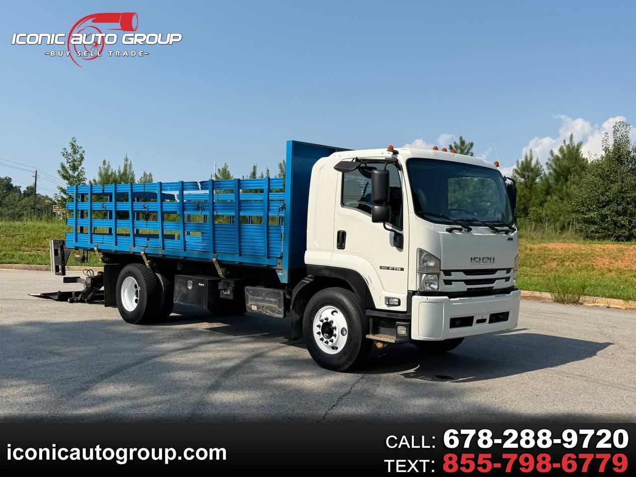 2018 Isuzu FTR 21' FLATBED 97.5" WIDE STAKE BODY