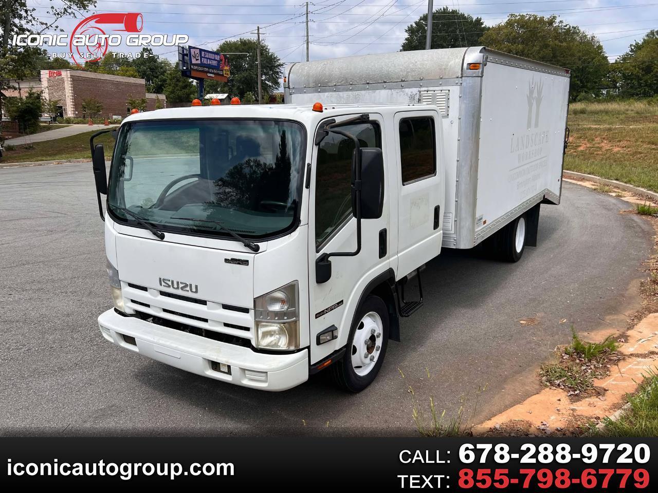 2017 Isuzu NPR HD DSL CREW ENCLOSED LANDSCAPE WITH DOVETAIL