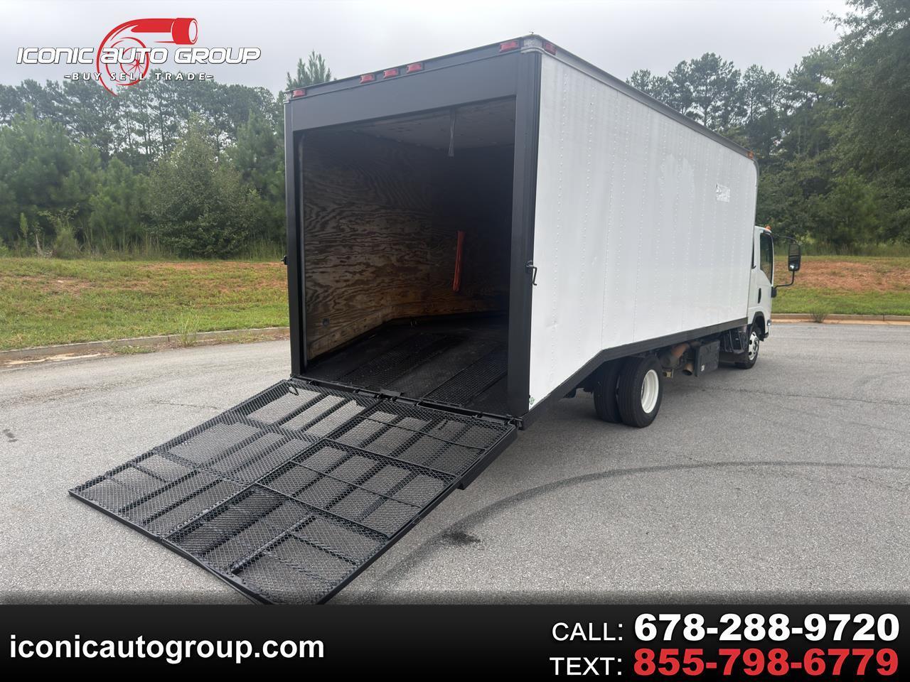 2017 Isuzu NPR HD DSL CREW ENCLOSED LANDSCAPE WITH DOVETAIL