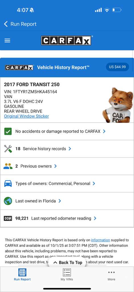 Ford Transit 250 Van Low Roof 60/40 Pass.130-in. WB 2017 Ford Transit 250 Van Low Roof 60/40 Pass.130-in. WB 2017