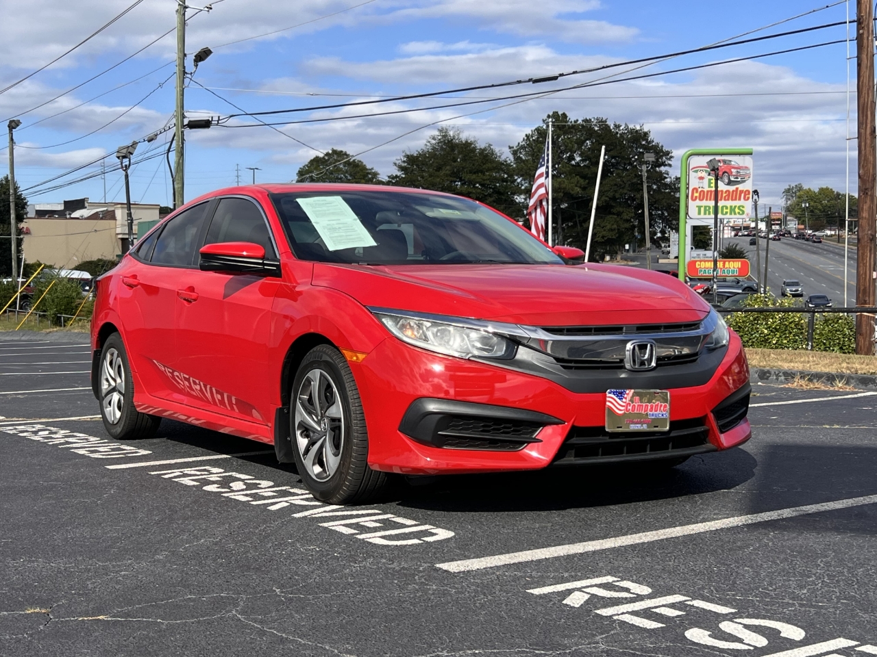 2018 Honda Civic EX Sedan CVT