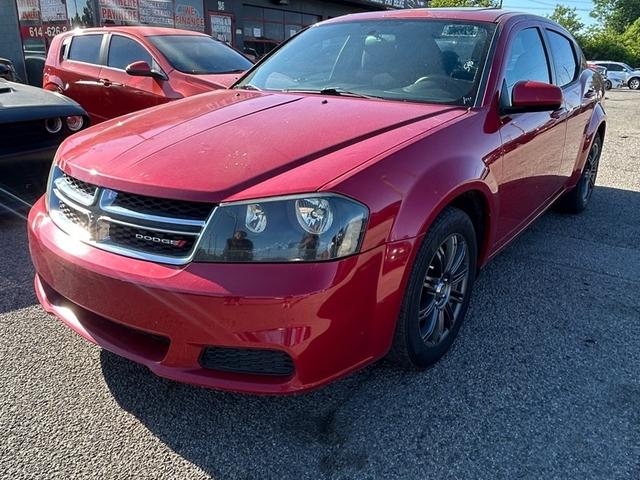 Red 2012 Dodge Avenger Sedan Front-Wheel Drive Automatic