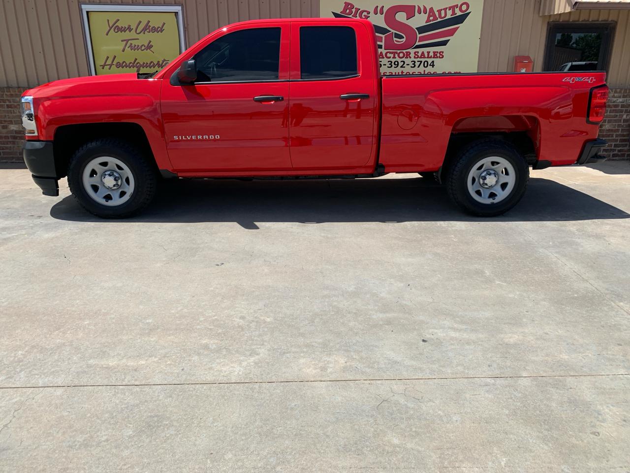 Chevrolet Silverado 1500 4WD Double Cab 143.5" Work Truck 2017