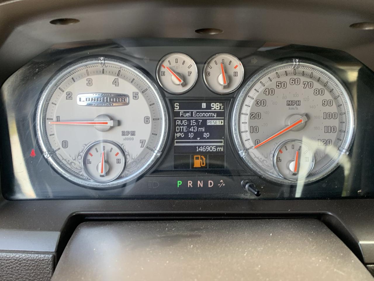RAM 1500 4WD Crew Cab 140.5" Laramie Longhorn Edition 2011
