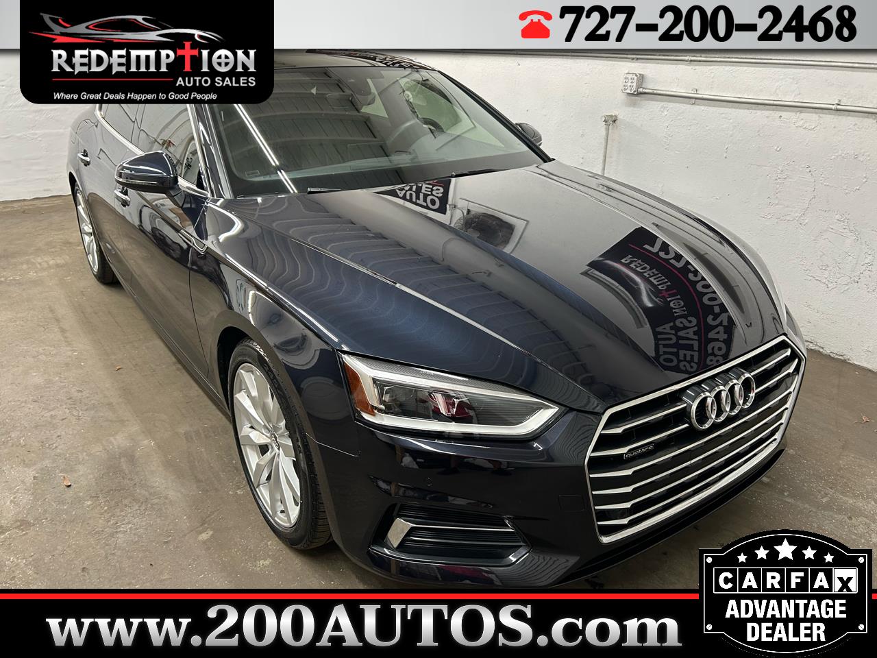 2018 Audi A5 Premium Plus Sportback quattro