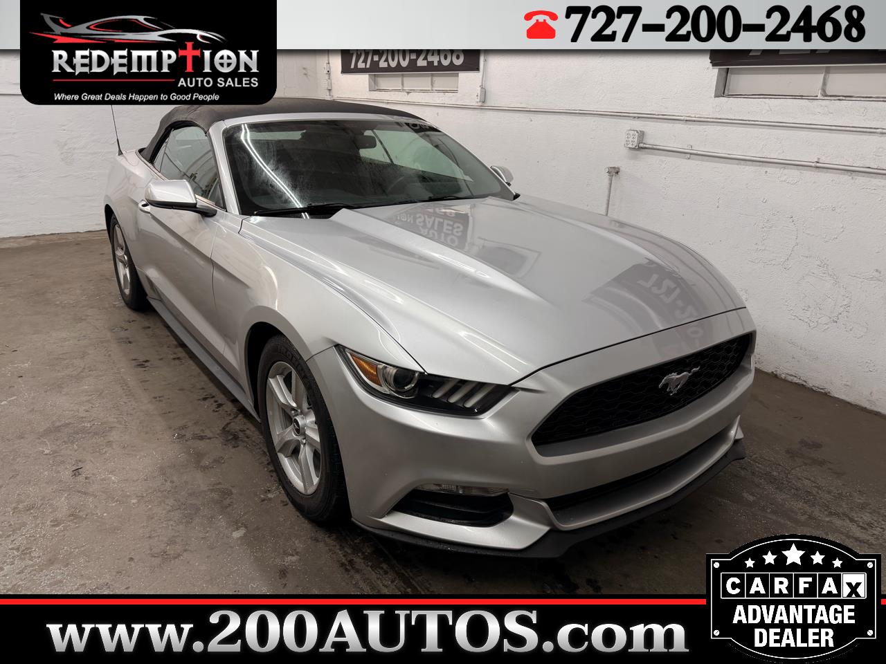 2016 Ford Mustang V6 Convertible RWD