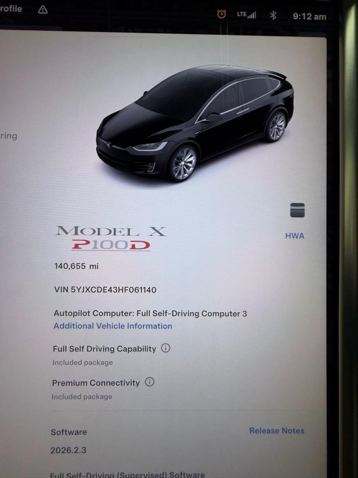 Tesla Model X P100D 2017