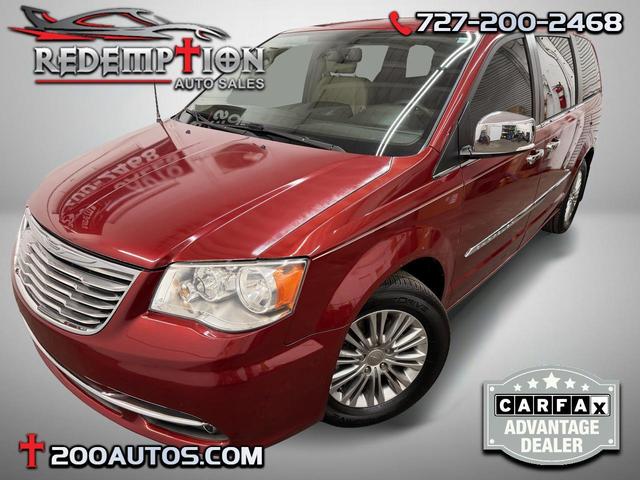 Red 2016 Chrysler Town & Country Touring-L FWD Minivan Front-Wheel Drive 6-Speed Automatic