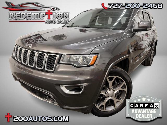 Gray 2018 Jeep Grand Cherokee Limited SUV / Crossover 4X2 8-Speed Automatic