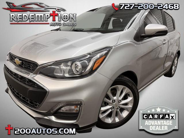 Silver 2021 Chevrolet Spark Hatchback Front-Wheel Drive Continuously Variable Transmission