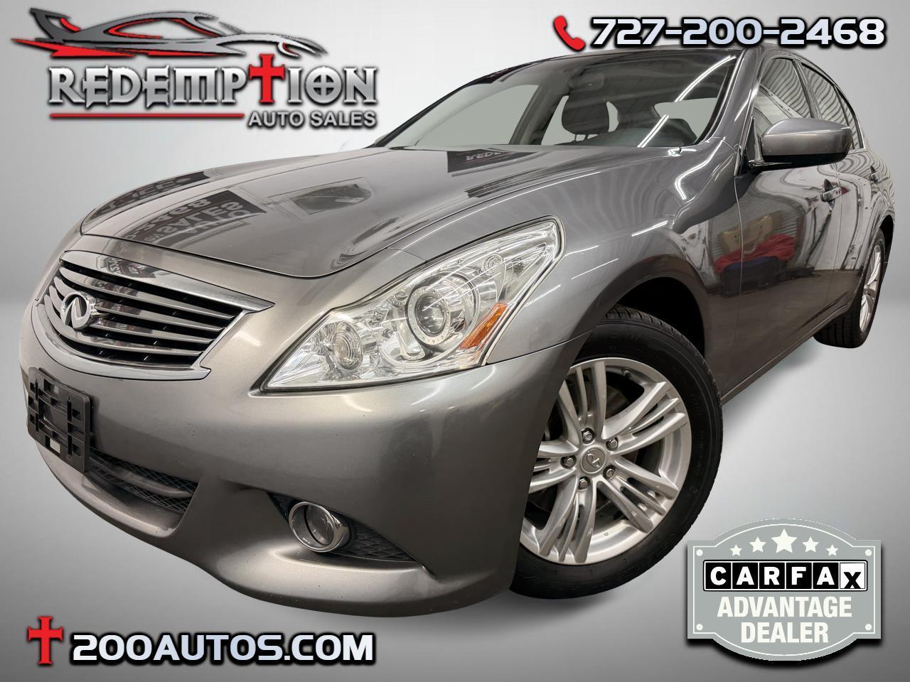 2012 Infiniti G Sedan 37x AWD