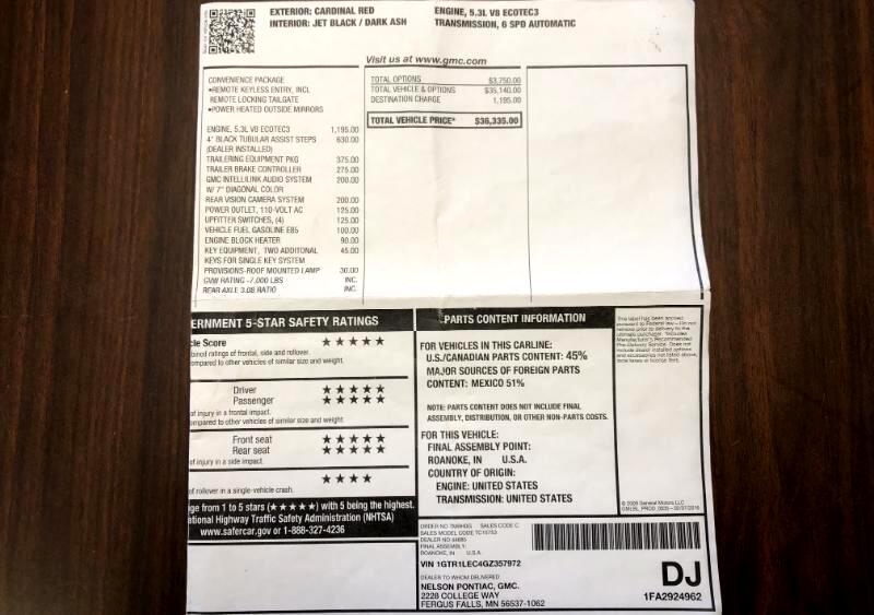 GMC Sierra 1500 Base Double Cab 2WD 2016