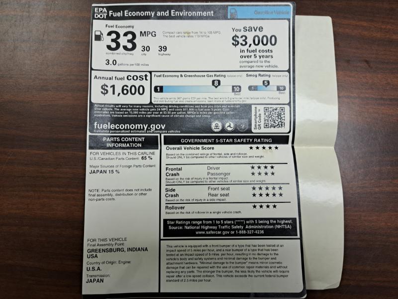 Honda Civic LX Sedan CVT 2015