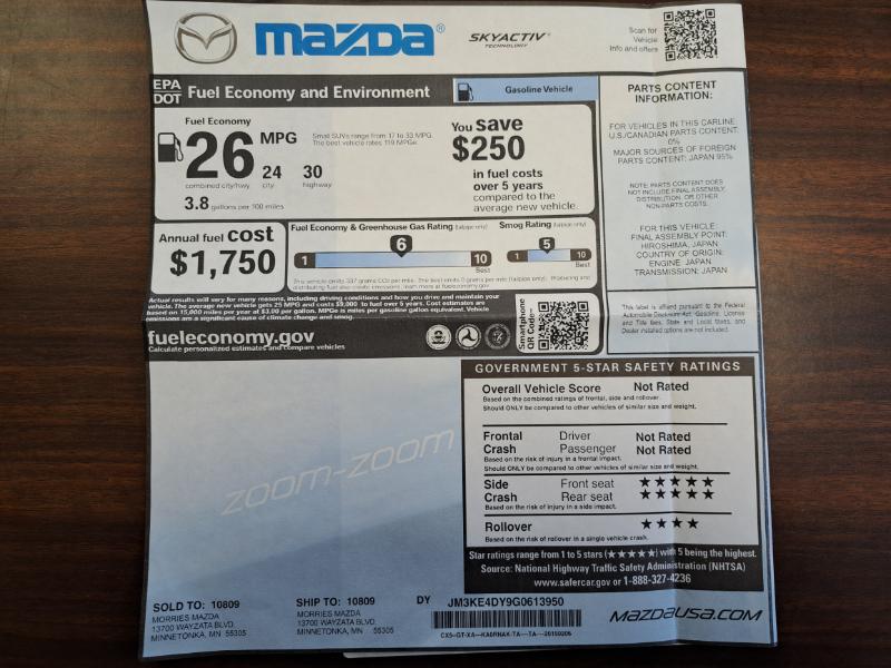 Mazda CX-5 Grand Touring AWD 2016