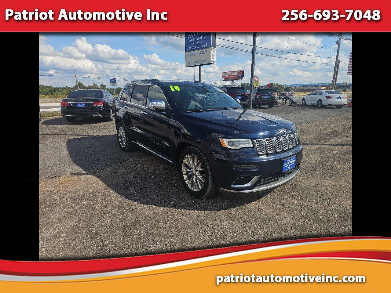 2018 Jeep Grand Cherokee SUMMIT