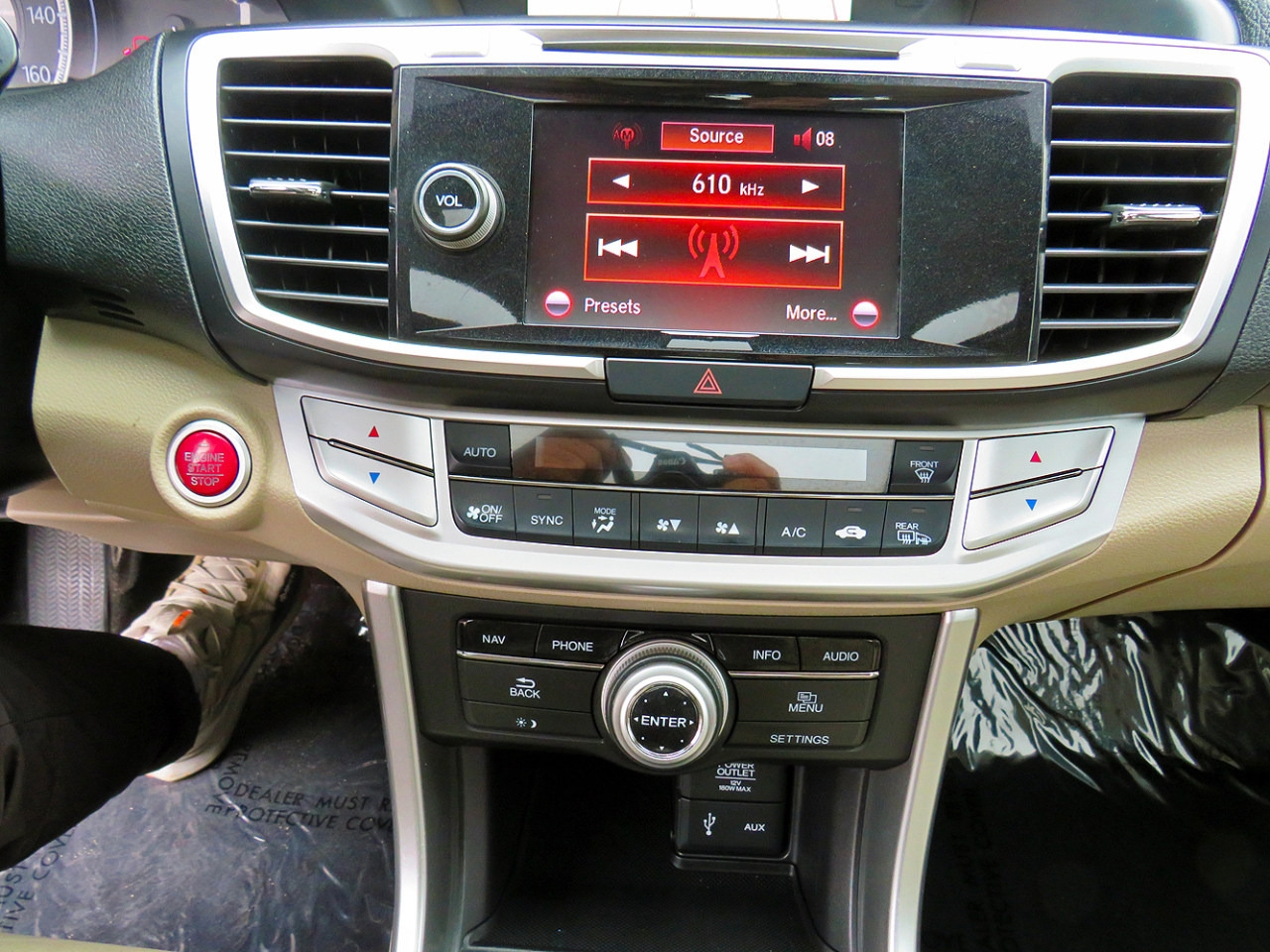 Honda Accord Sedan 4dr I4 CVT EX-L 2014