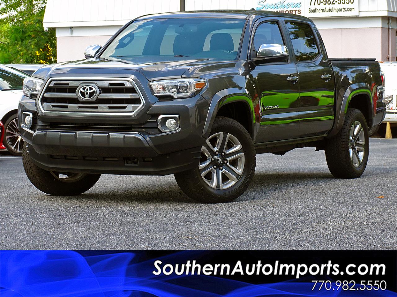 Gray 2016 Toyota Tacoma Pickup Truck 4X2 Automatic