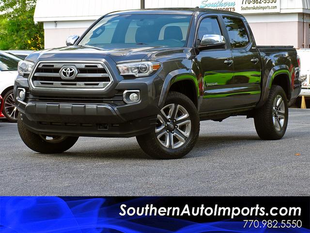 Gray 2016 Toyota Tacoma Pickup Truck 4X2 Automatic