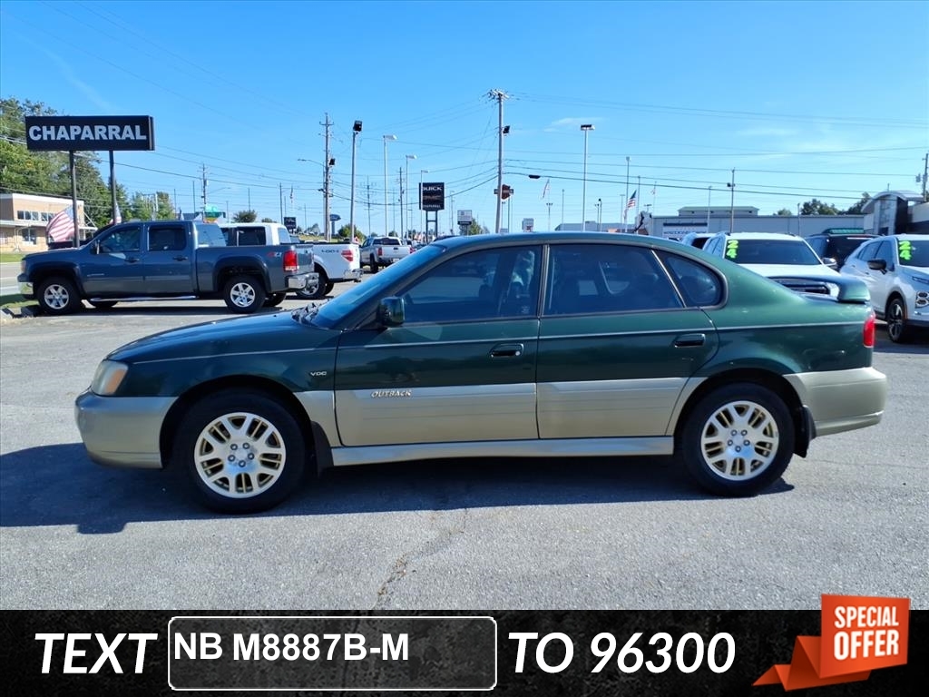 Subaru Legacy Sedan 4dr Outback H6-3.0 Auto 2003