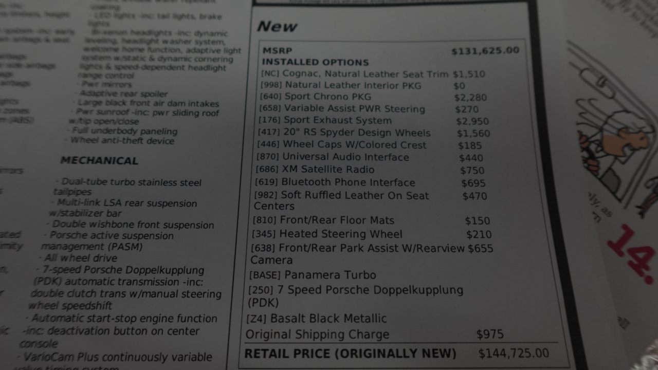 Porsche Panamera Turbo 2010