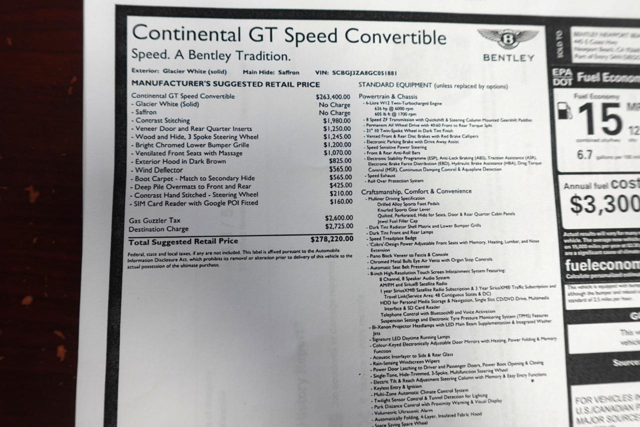 Bentley Continental GTC Base 2016