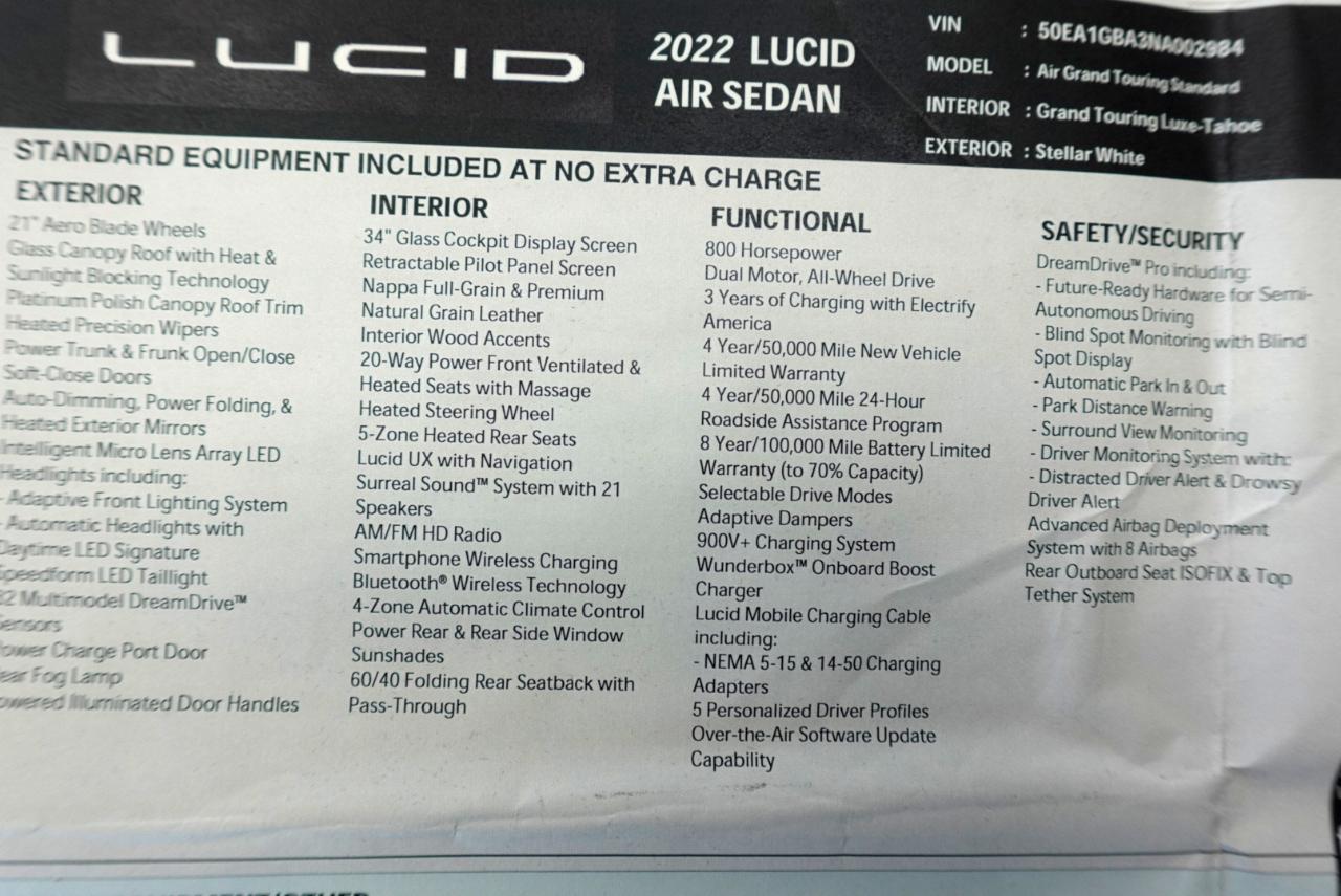 Lucid Air Grand Touring 2022