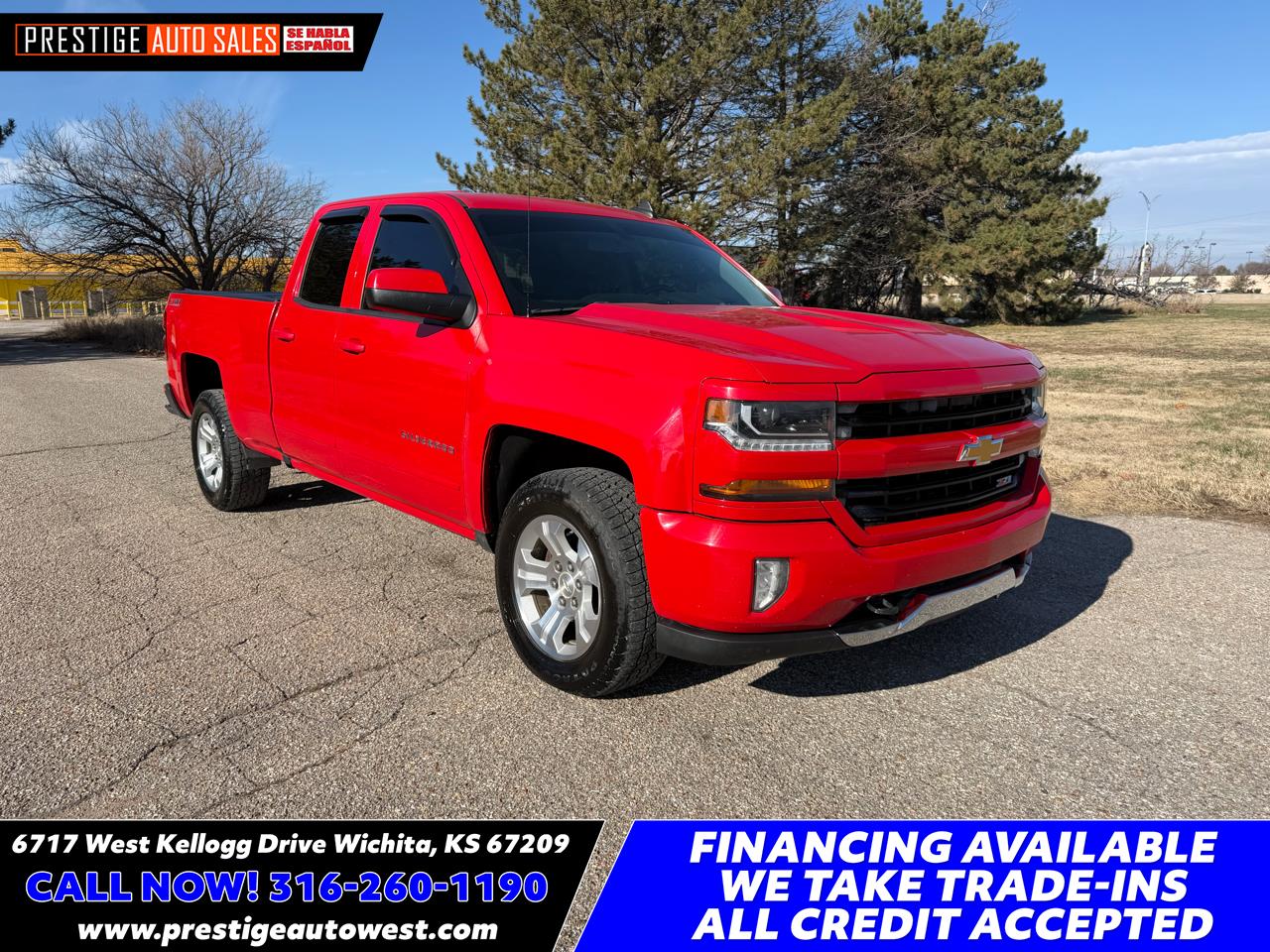 2017 Chevrolet Silverado 1500 4WD Double Cab 143.5" LT w/2LT