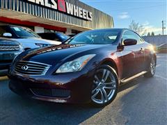 2009 Infiniti G Convertible 