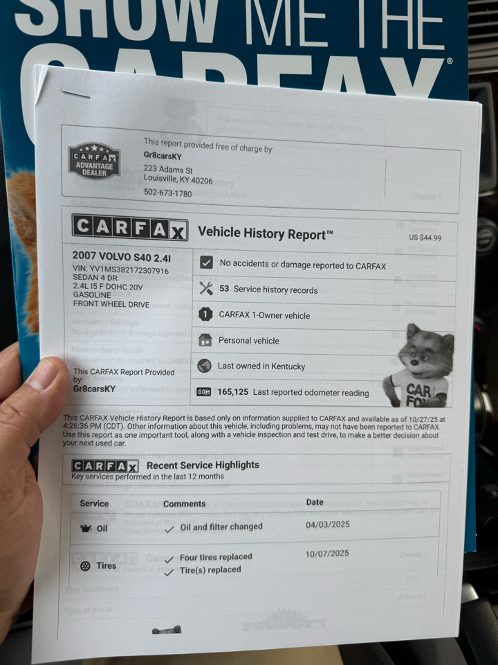 Volvo S40  2007 Volvo S40  2007