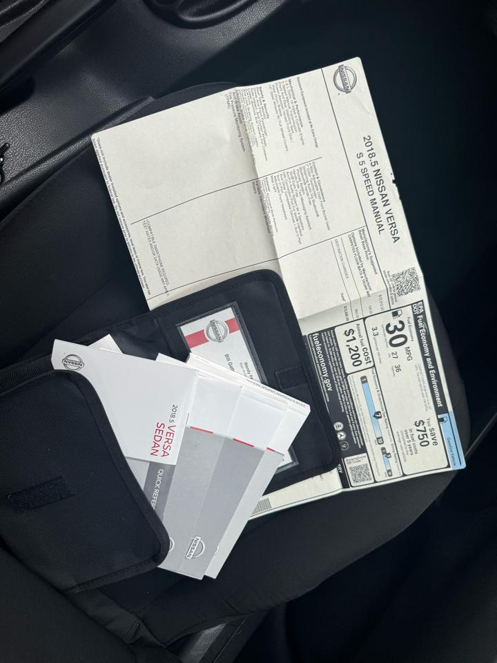 Nissan Versa S 2018