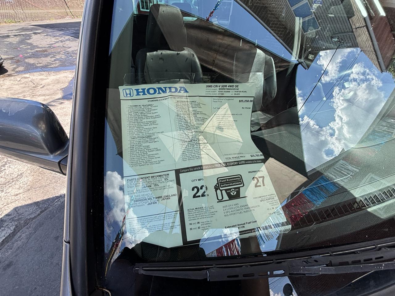Honda CR-V SE 4WD AT 2005