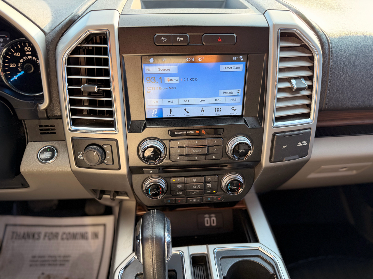 Ford F-150 Lariat 4WD SuperCrew 5.5' Box 2016