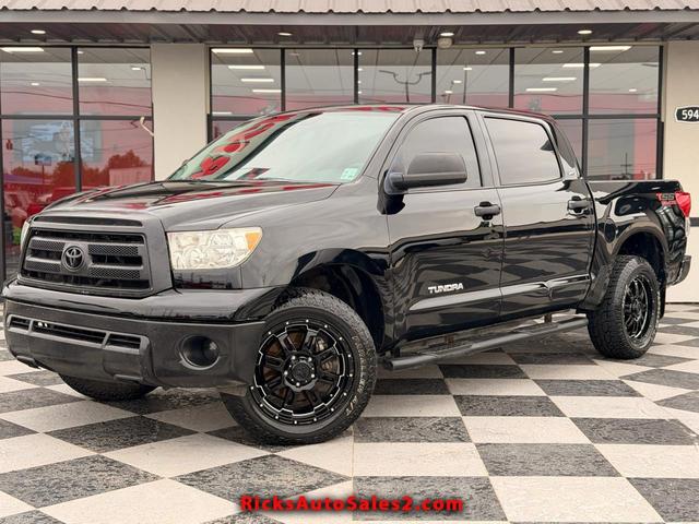Black 2013 Toyota Tundra Grade CrewMax 5.7L Pickup Truck 4X2 Automatic