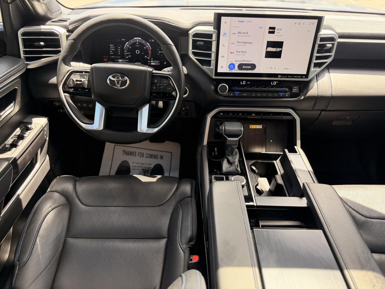 Toyota Tundra Platinum CrewMax 4WD 2023