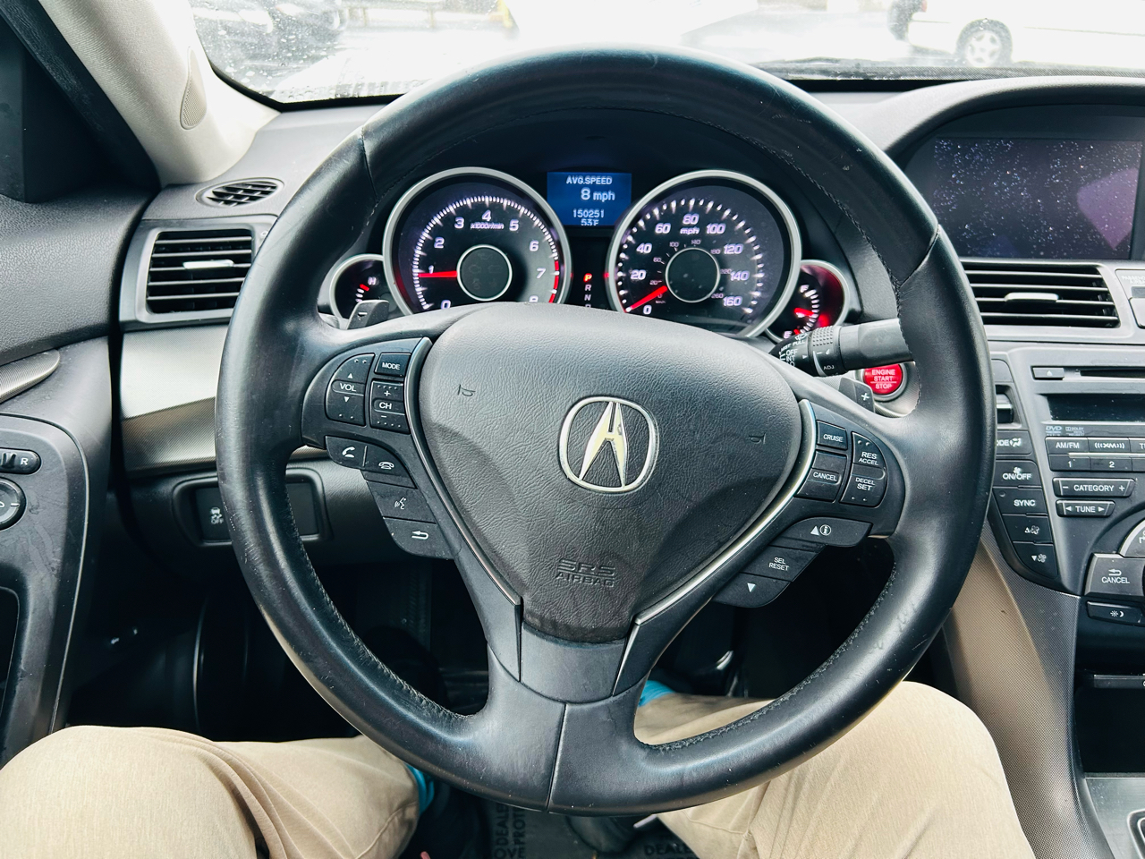 Acura TL 6-Speed AT with Tech Package and 18-In. WP 2013