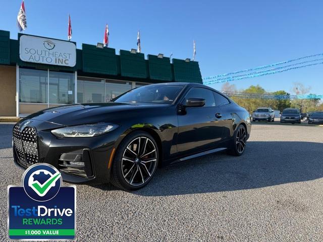 Black 2021 BMW 4 Series 430i Coupe xDrive Coupe All-Wheel Drive Automatic