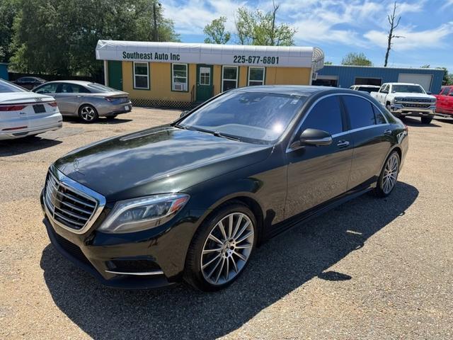 Black 2016 Mercedes-Benz S-Class S 550 Sedan Rear-Wheel Drive Automatic