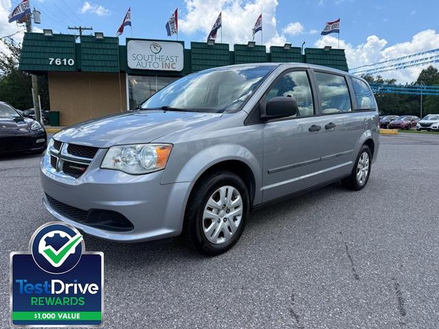 Silver 2014 Dodge Grand Caravan American Value Package FWD Minivan Front-Wheel Drive Automatic