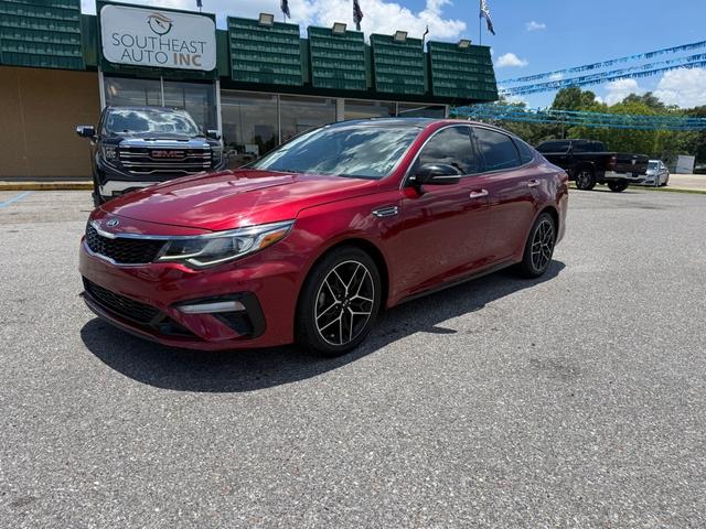 Red 2020 Kia Optima Sedan Automatic