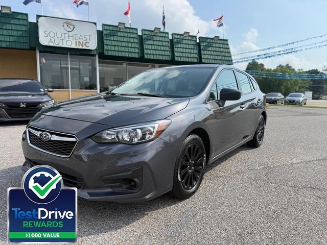 Gray 2018 Subaru Impreza Hatchback All-Wheel Drive Continuously Variable Transmission