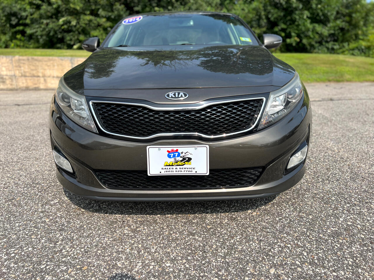 Used 2014 Kia Optima LX with VIN 5XXGM4A71EG271208 for sale in Weare, NH