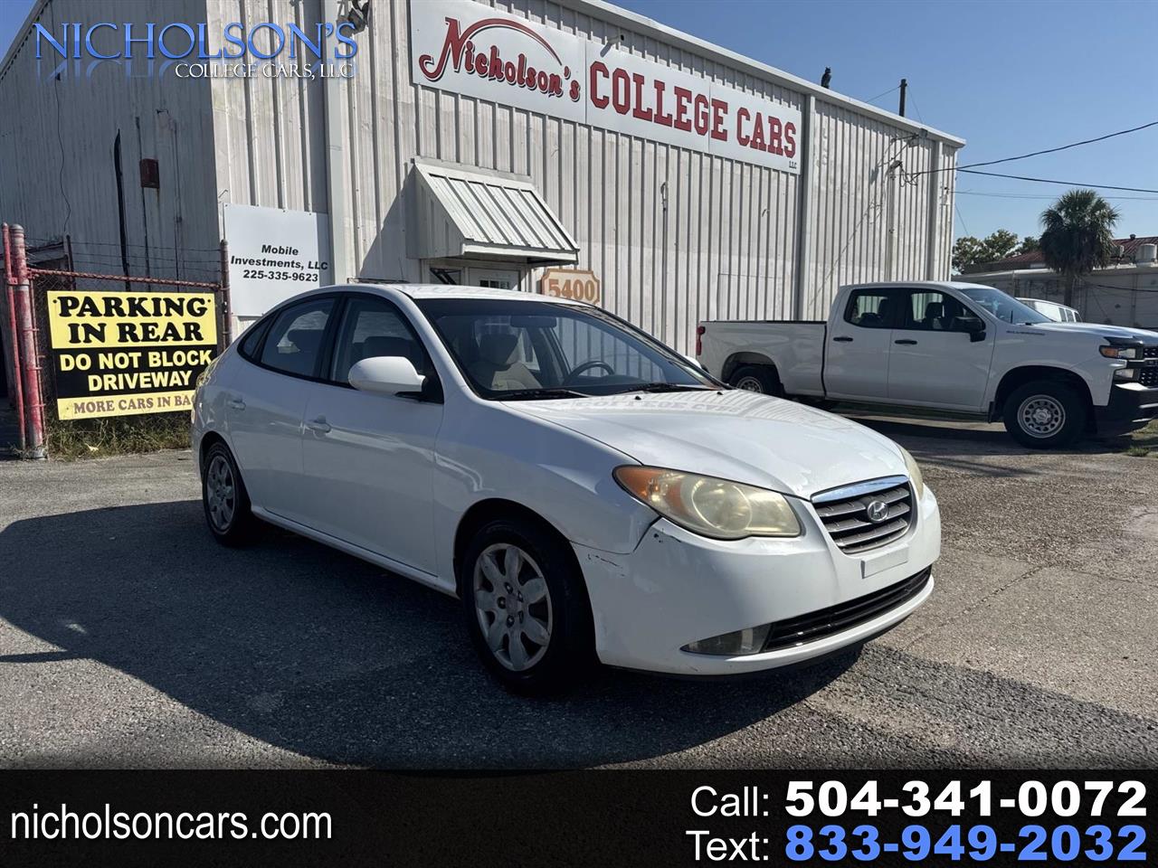 2007 Hyundai Elantra 4dr Sdn Manual GLS *Ltd Avail*