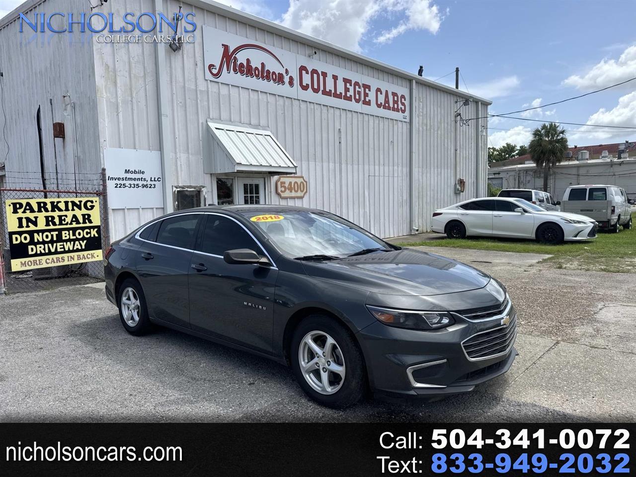 2018 Chevrolet Malibu 4dr Sdn LS w/1LS