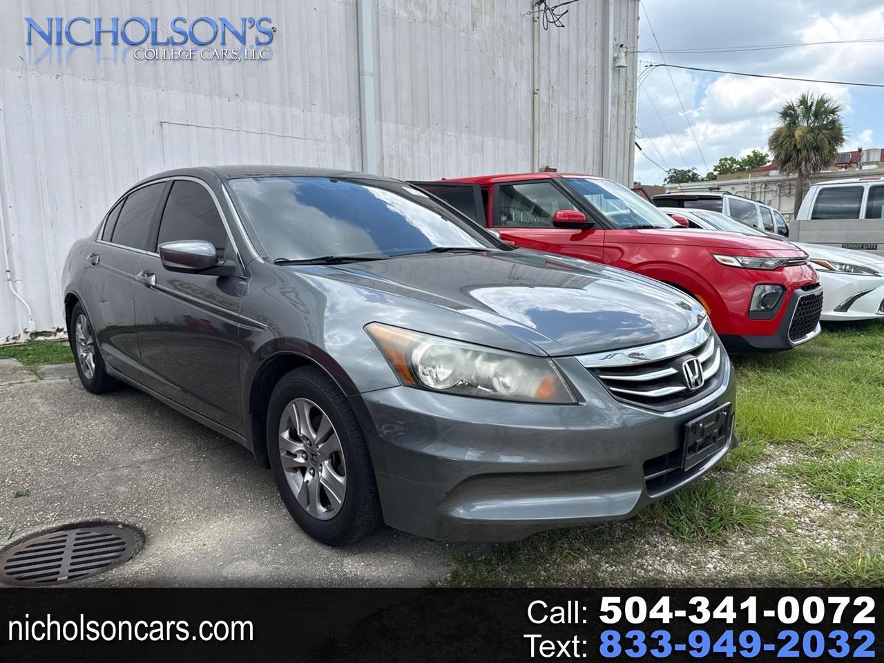 Honda Accord Sdn 4dr I4 Auto SE 2012