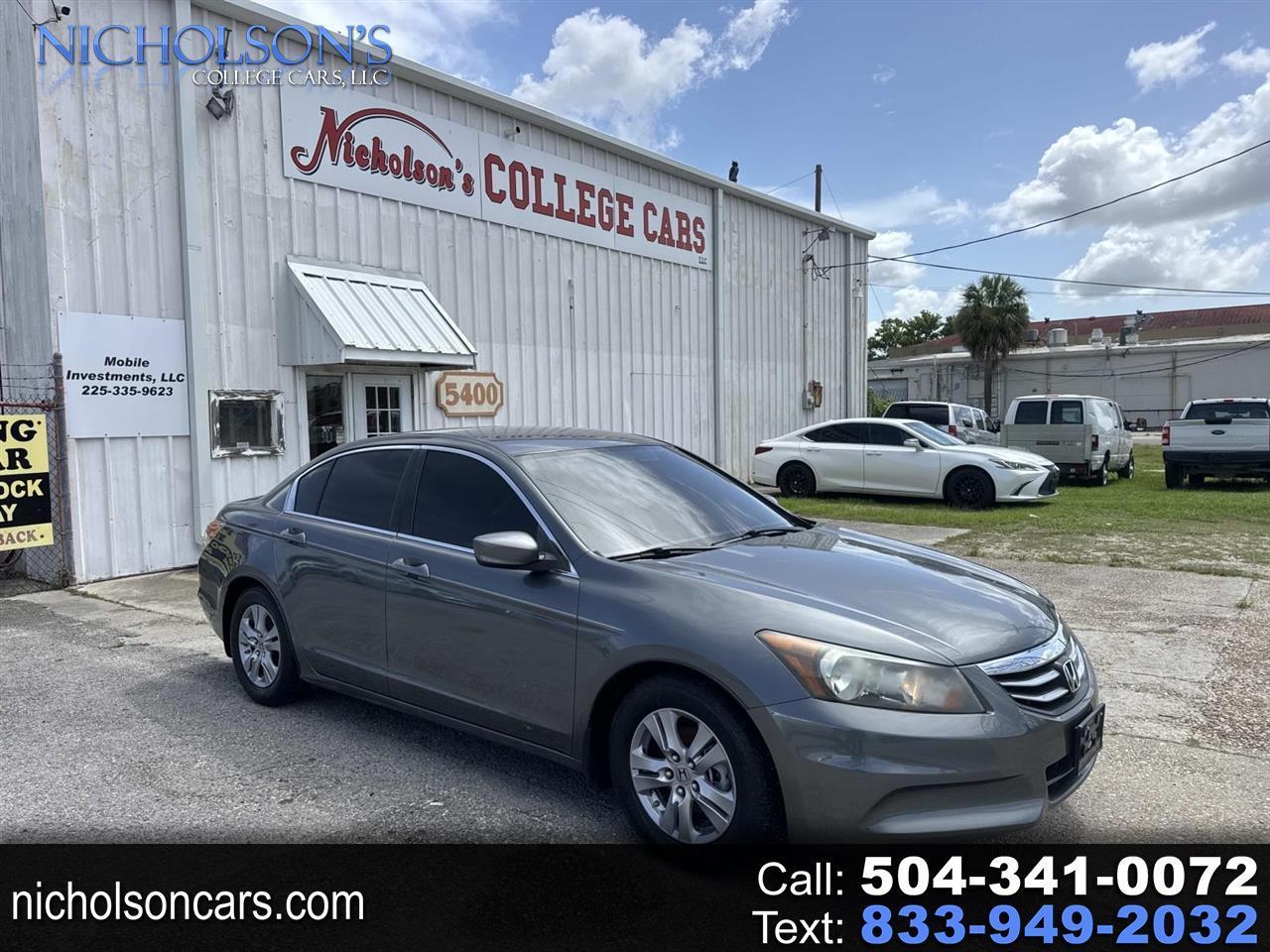 2012 Honda Accord Sdn 4dr I4 Auto SE