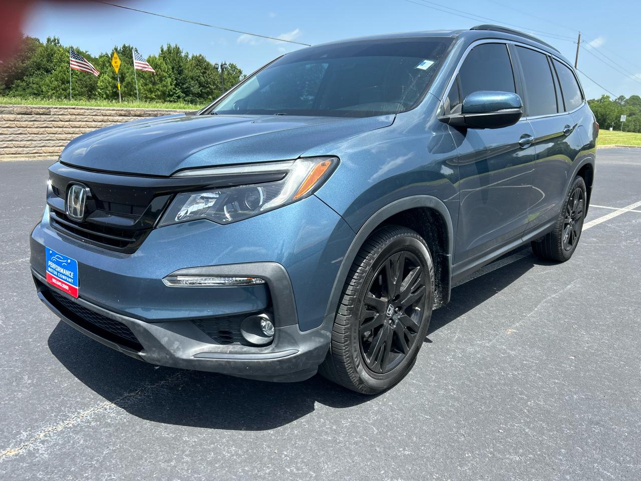 Blue 2022 Honda Pilot SUV / Crossover All-Wheel Drive Automatic
